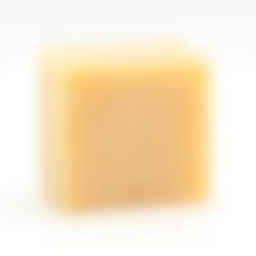 Handmade light brown oatmeal and honey soap bar