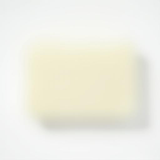 Handmade plain white unscented soap bar